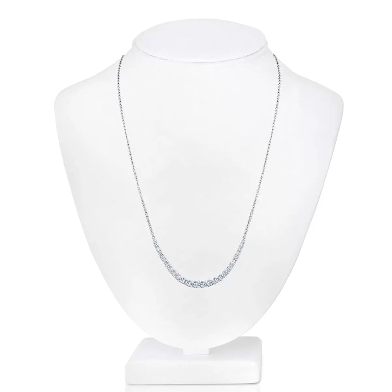 Costco diamond necklace 2.50ctw round brilliant cut white gold, UK version