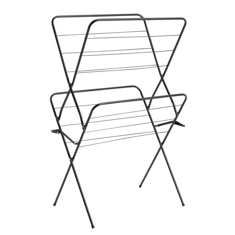 Argos Home indoor airer 2 tier 10m black (British brand)