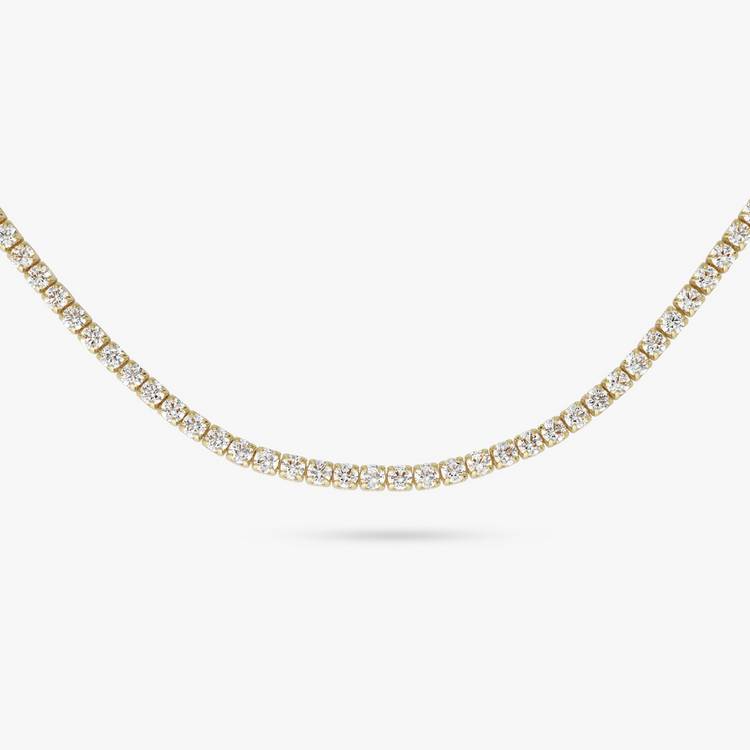 Revere 9ct gold plated silver tennis bracelet 20cm - British product