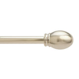 Argos Home curtain pole satin nickel 120-210cm, UK version