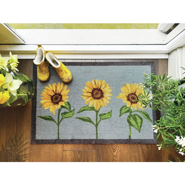 My Mat sunflowers doormat 50x75cm, imported from the UK