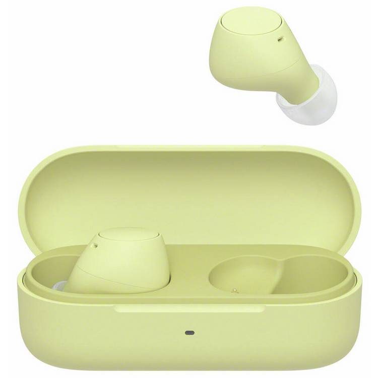 Sony WF-C510 true wireless earbuds yellow (British brand)