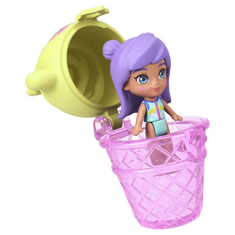 Polly Pocket Pineapple Monkey Compact doll playset, UK version