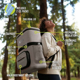 Ninja FrostVault Go soft cooler backpack 17L beige (British brand)