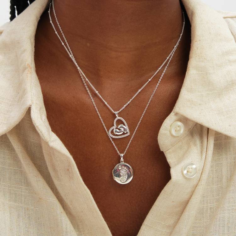 Revere Inicio silver plated pendant 16 inch chain (British brand)