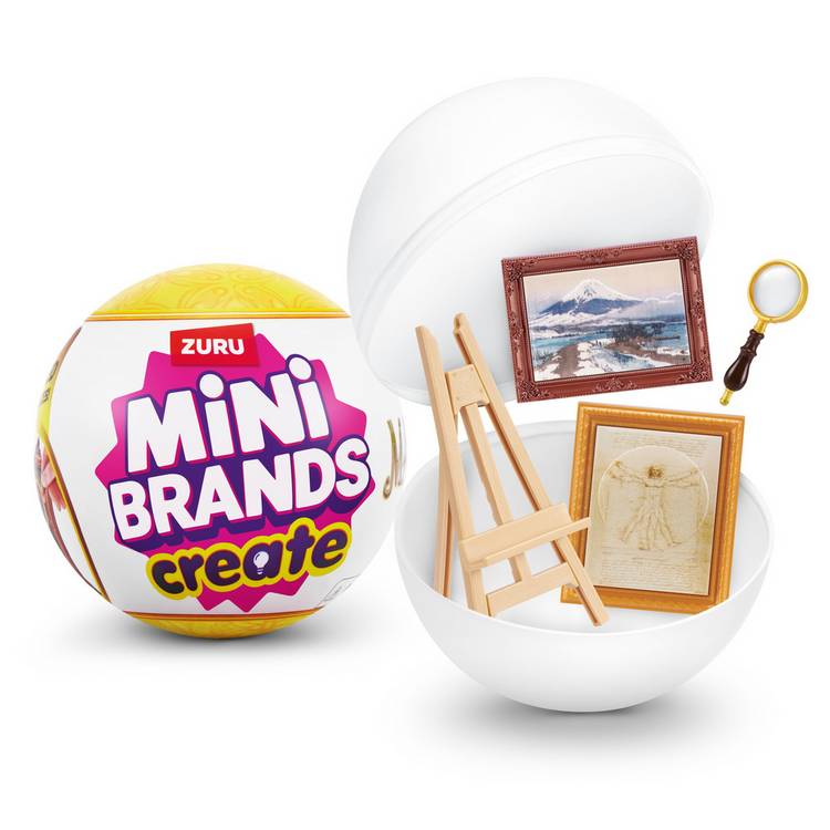 Zuru Mini Brands miniature artworks collectible set (British brand)