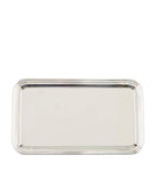 Greggio silver plated Georgian rectangular tray 18cm x 31cm, UK version