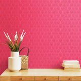 Argos Hoopla Walls Retro Arch Bright Pink Wallpaper 50cm x 10m- Buy online at McGrocer
