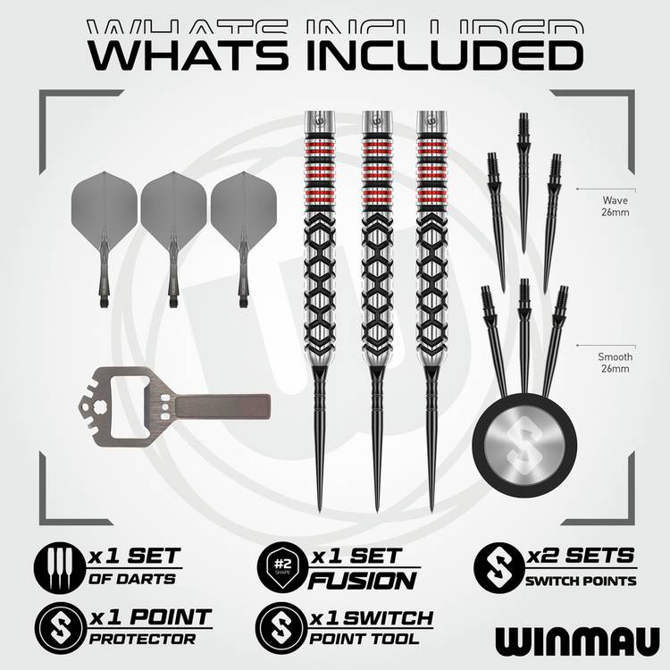 Winmau Fornax Switchpoint darts 24g - British product