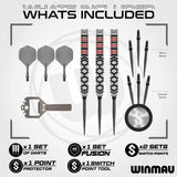 Winmau Fornax Switchpoint darts 24g - British product