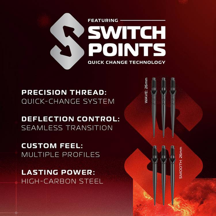 Winmau Fornax Switchpoint darts 24g - British product