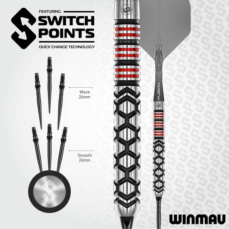 Winmau Fornax Switchpoint darts 24g - British product