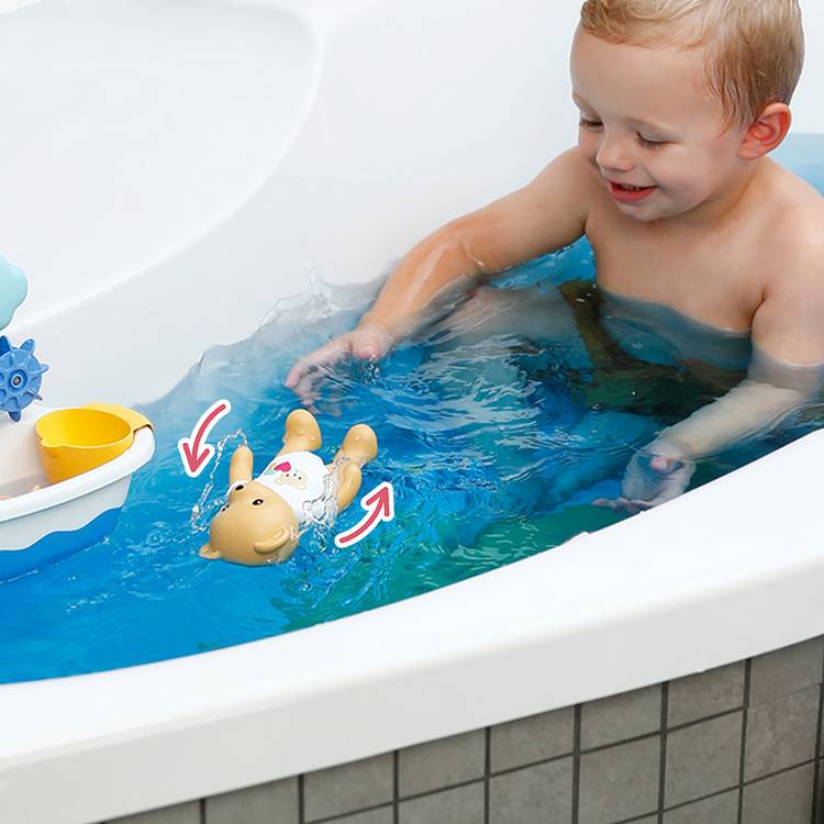 Baby Born Splish Splash Teddy wind-up swimming teddy, UK version