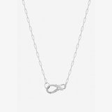 Argos Revere Inicio Silver Plated Infinity Clasp Necklace in Gift Pouch- Buy online at McGrocer