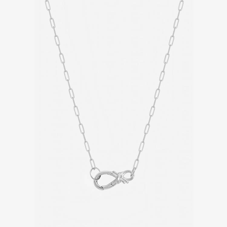 Revere Inicio silver-plated infinity clasp necklace - British product