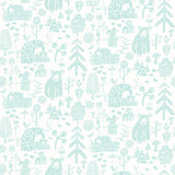 Argos Ohpopsi Honeywood Bears Blue Wallpaper- Buy online at McGrocer