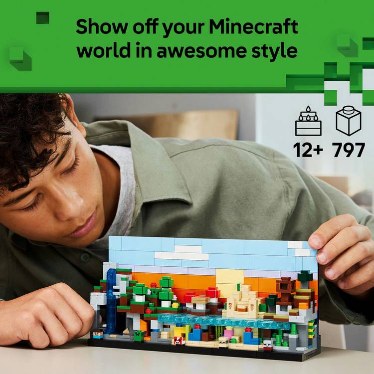 LEGO Minecraft Mini Biomes building toy 797 pieces, imported from the UK