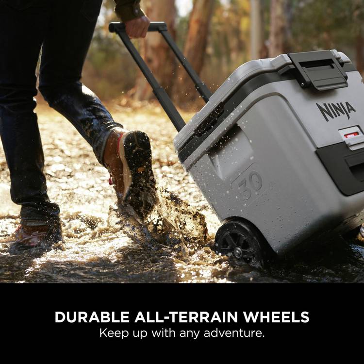 Ninja FrostVault 30QT wheeled cooler, imported from the UK