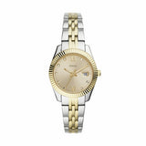 Fossil Scarlette Mini women's watch with two-tone bracelet, UK version