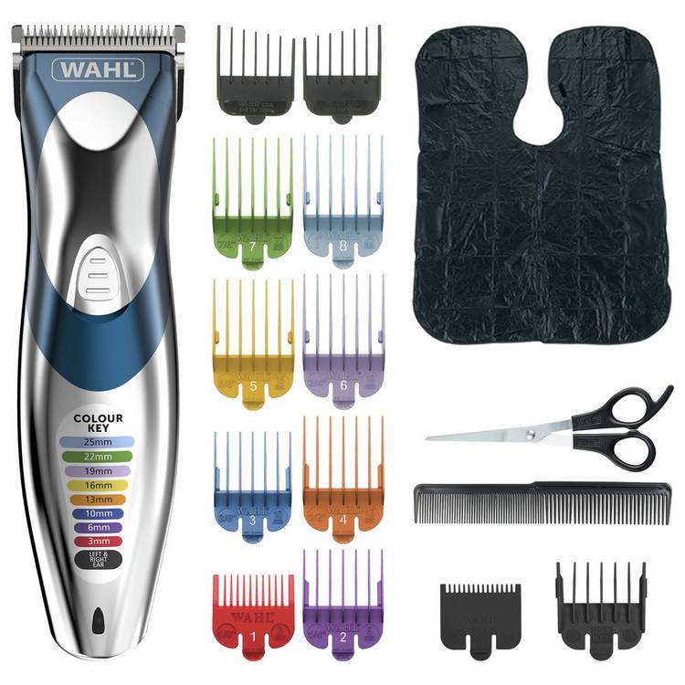 Wahl Colour Pro cordless hair clipper, imported from the UK