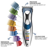 Wahl Colour Pro cordless hair clipper, imported from the UK