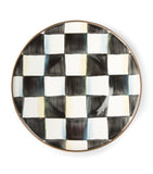 MacKenzie-Childs Courtly Check pattern saucer, imported from the UK
