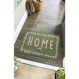 My Mat Home in Bloom Green doormat 50x75cm, UK version