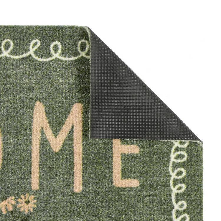 My Mat Home in Bloom Green doormat 50x75cm, UK version