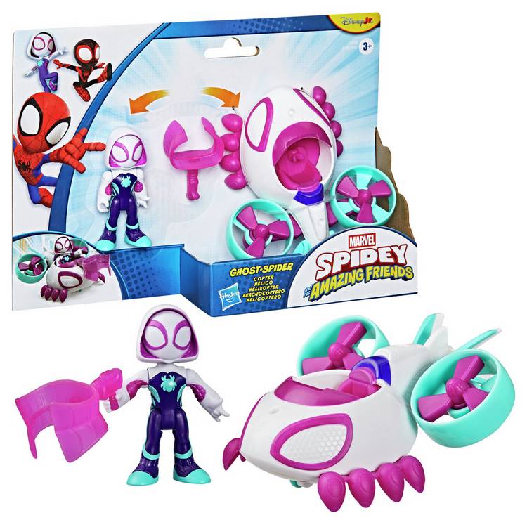 Spidey Ghost Spider Vehicle Set with figure - British product