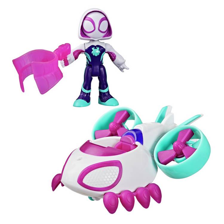 Spidey Ghost Spider Vehicle Set with figure - British product