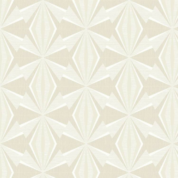 Hoopla Walls Sunray Diamond Beige wallpaper roll - British product