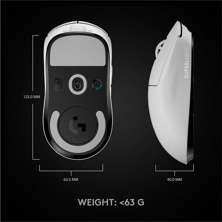 Logitech gaming mouse white (British brand)