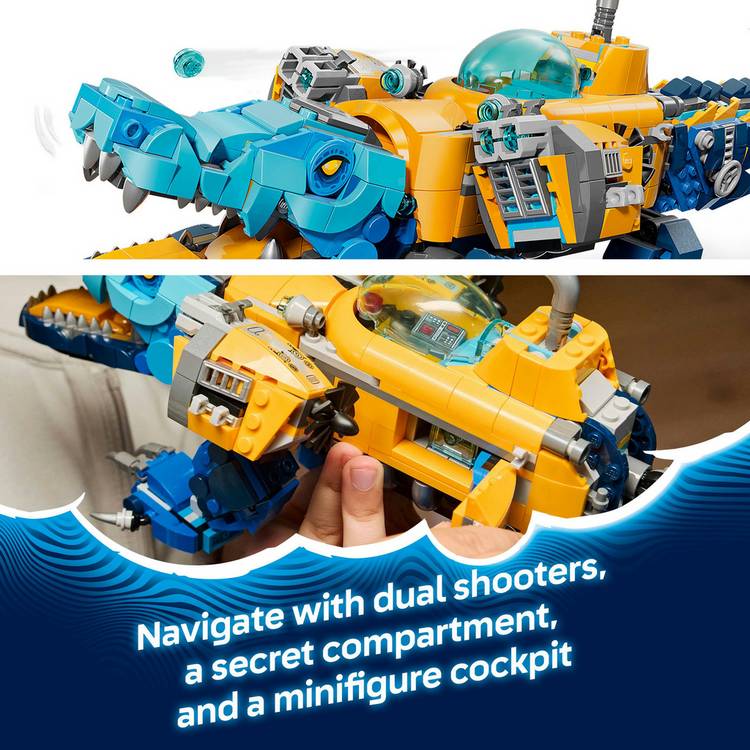 LEGO DREAMZzz crocodile submarine toy 71512 - British product