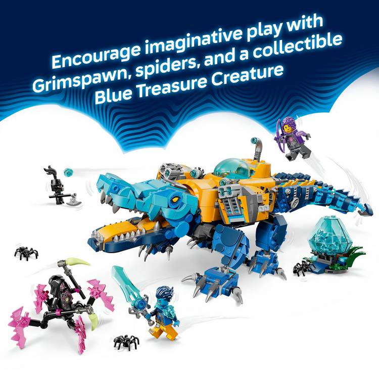 LEGO DREAMZzz crocodile submarine toy 71512 - British product