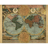 Origin Murals vintage map antique wall mural 50cm x 19.6m, UK version
