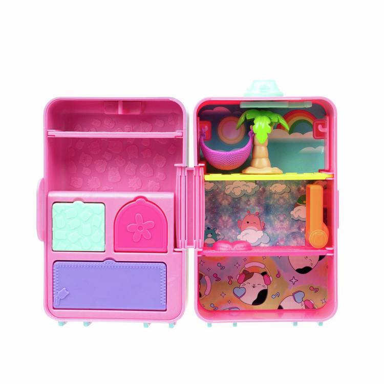 Squishmallows Squish-a-longs Luggage Playset with 5 Mini-Squish (British brand)