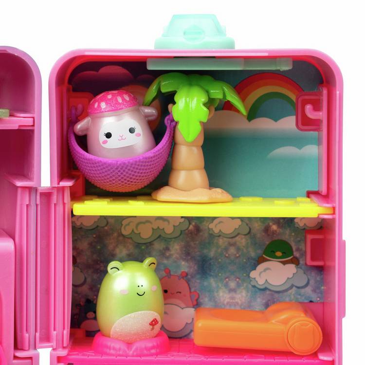 Squishmallows Squish-a-longs Luggage Playset with 5 Mini-Squish (British brand)
