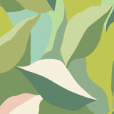 Hoopla Walls Leafy Patchwork Forest Green wallpaper 50cm x 10m roll (British brand)