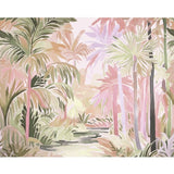 Origin Murals Pretty Palms Natural Blush wall mural - British product