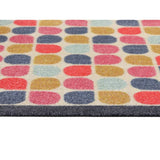 My Mat retro clover short pile runner 50x150cm, imported from the UK