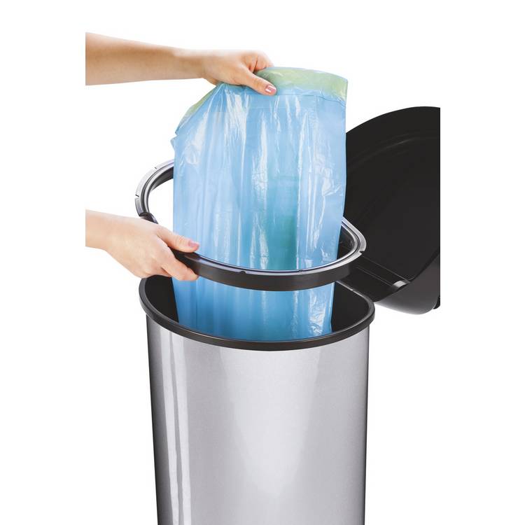 Moda touch top bin sage 42 litre, imported from the UK