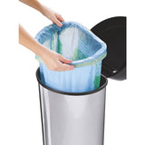 Moda touch top bin sage 42 litre, imported from the UK
