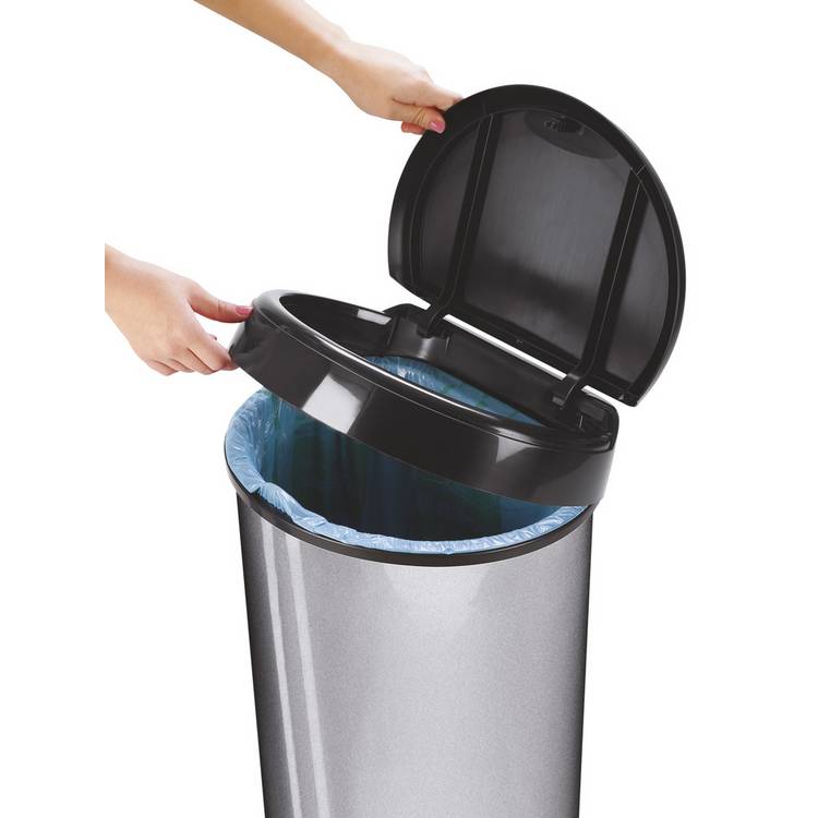 Moda touch top bin sage 42 litre, imported from the UK