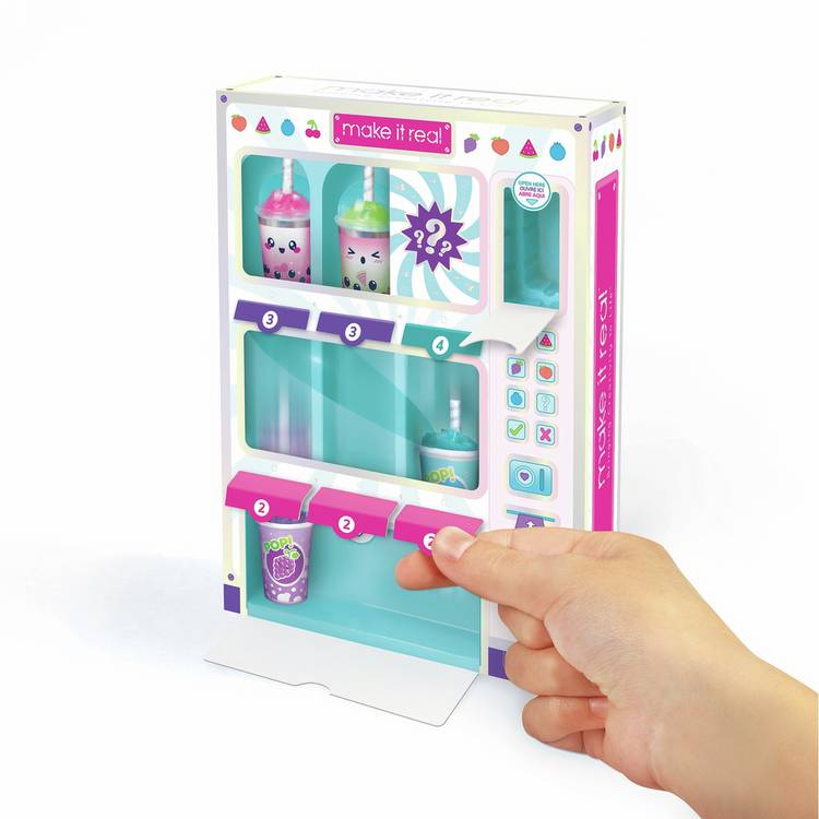 Make It Real Fruity Beauty vending machine with lip glosses, UK version