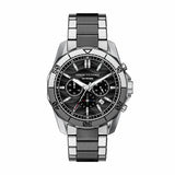 Argos Armani Exchange AX1973 Black and Silver Chronograph Bracelet Watch- Buy online at McGrocer