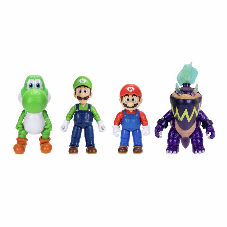 Super Mario action figures character pack 5-inch, imported from the UK