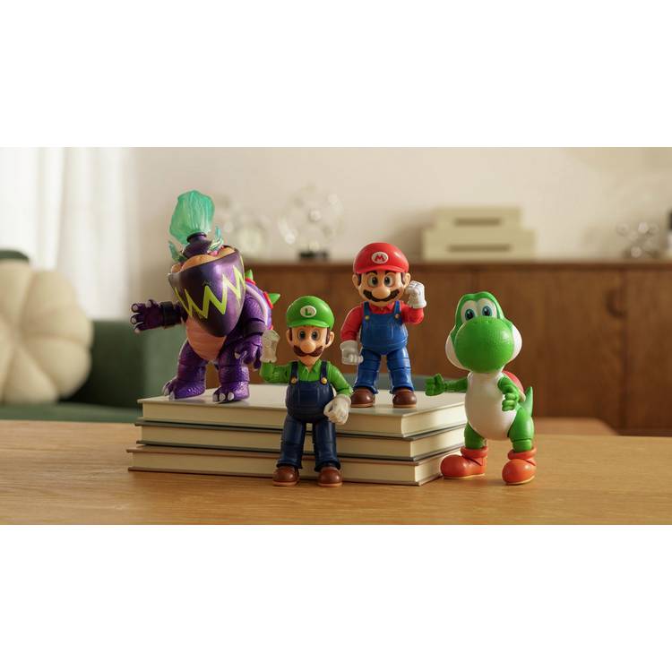 Super Mario action figures character pack 5-inch, imported from the UK