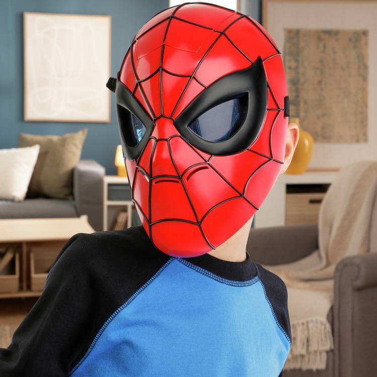 Marvel Spider-Man Glow FX Mask with light-up eyes (British brand)