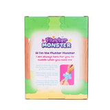 Flutter Monster 20cm mini soft toy with butterflies and note cards (British brand)