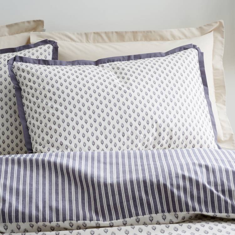 Bianca Cotton bedding set Amelie Blue double, imported from the UK